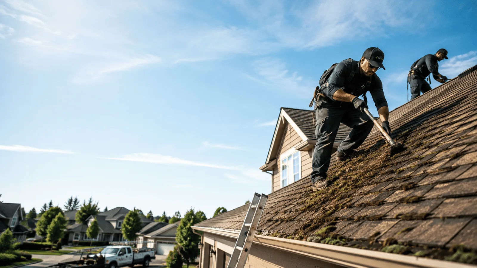 Roof Moss Removal in Ben Franklin, TX near me